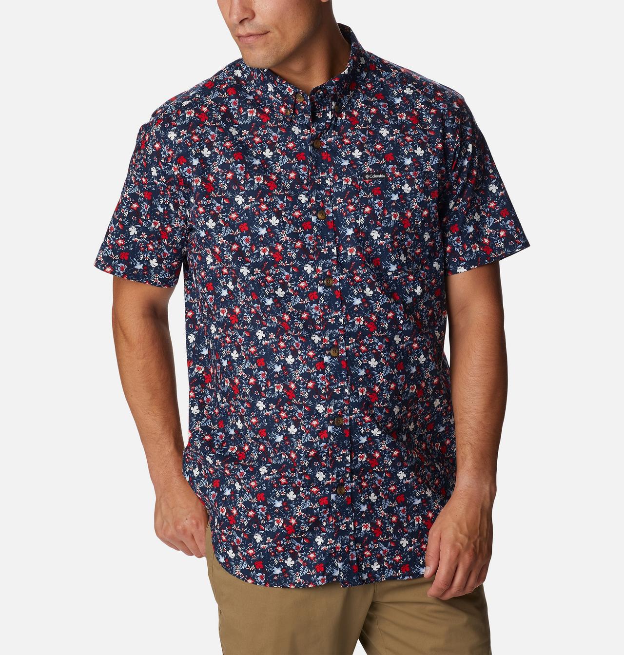 Chemise à manches courtes imprimée Rapid Rivers™ pour homme – Grandes tailles 5