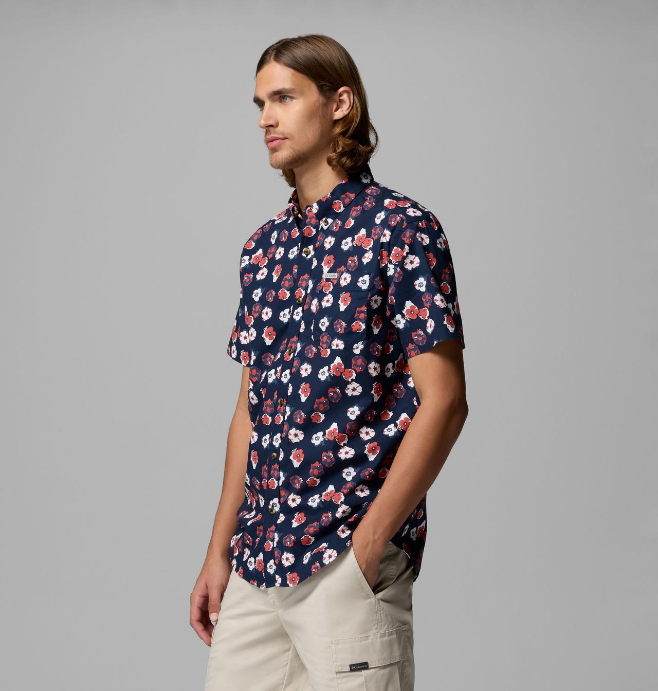 Men's Rapid Rivers™ Printed Short Sleeve Shirt | 488 | M 4