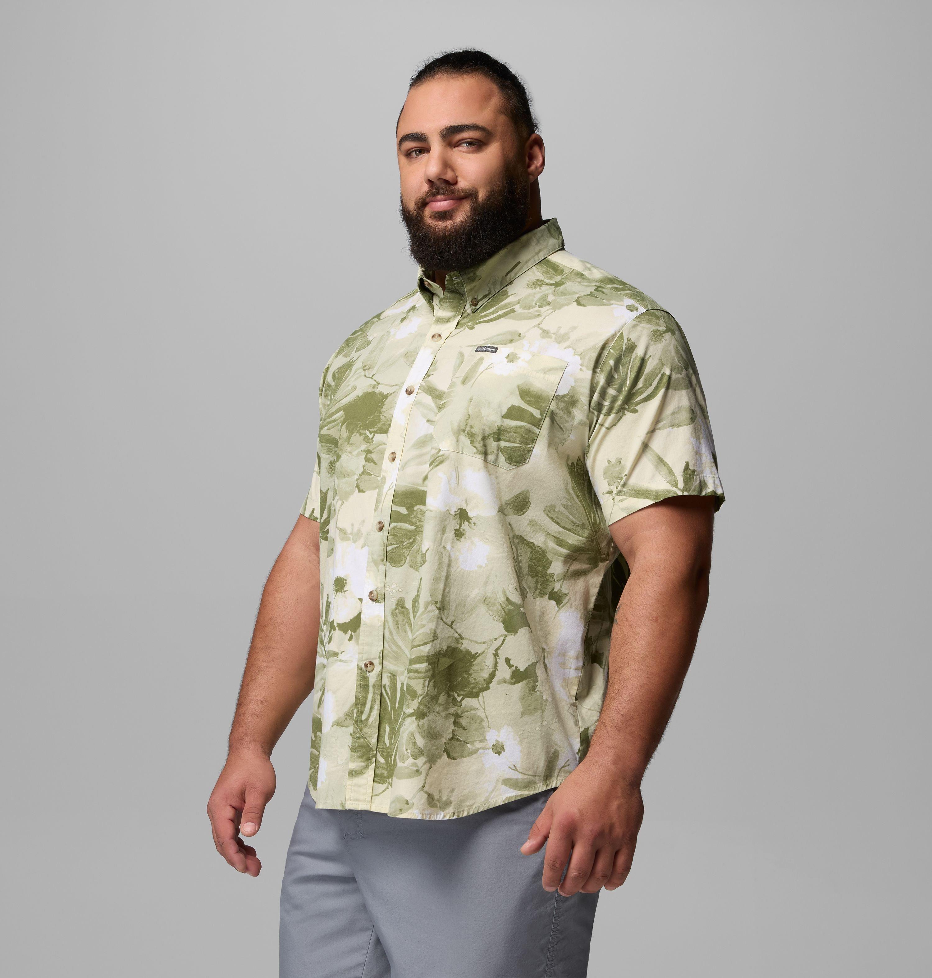 Men's Rapid Rivers™ Printed Short Sleeve Shirt – Big | 348 | 4X 4