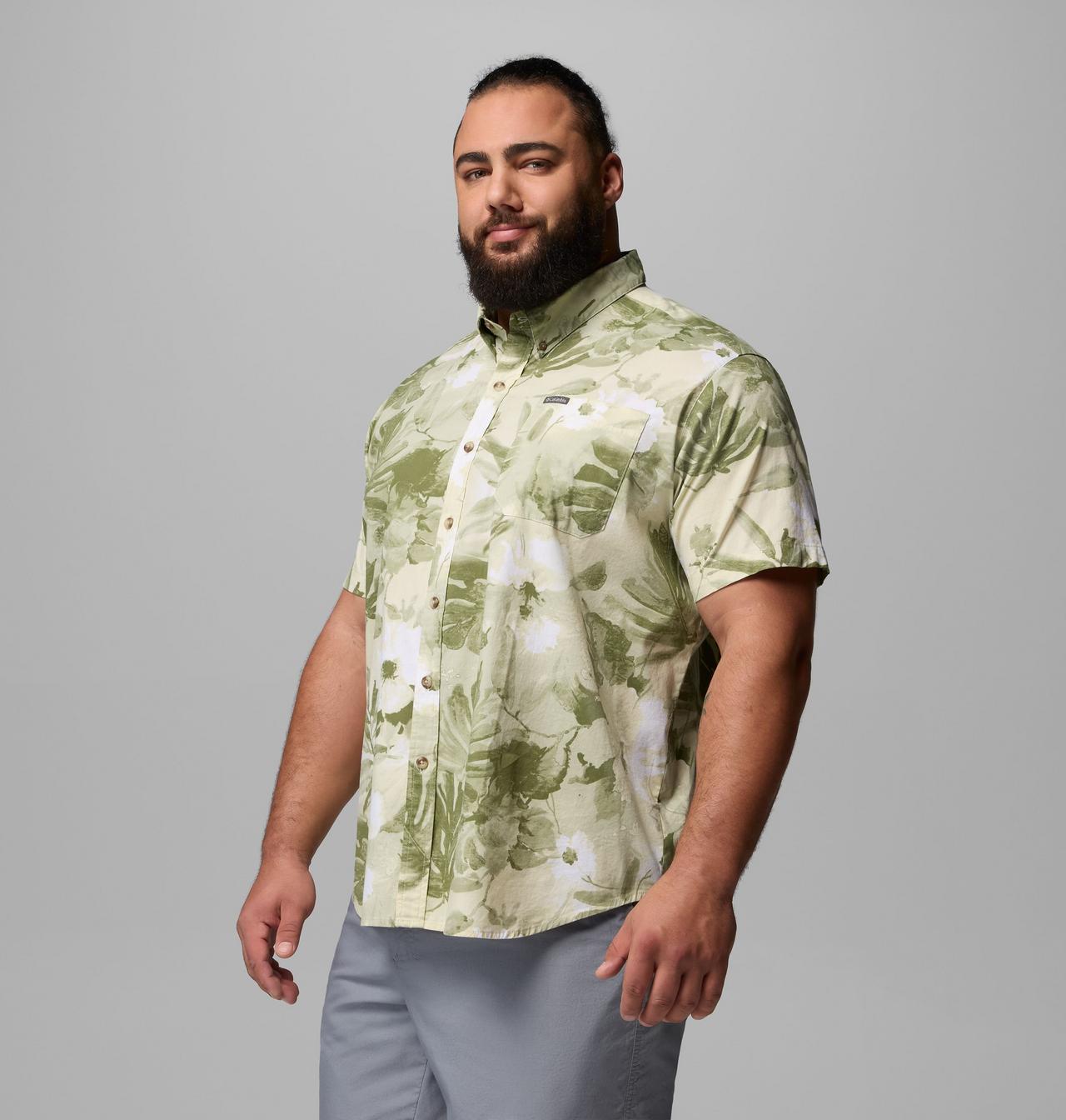 Men's Rapid Rivers™ Printed Short Sleeve Shirt – Big | 348 | 5X 4