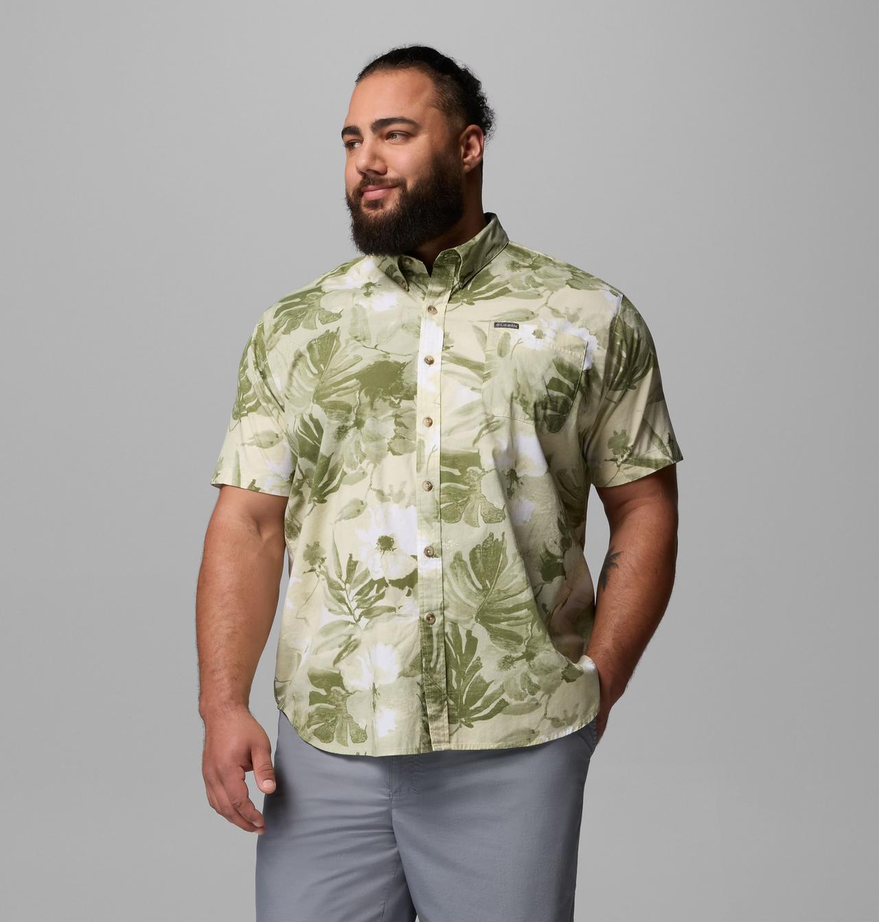Men's Rapid Rivers™ Printed Short Sleeve Shirt – Big | 348 | 5X 1