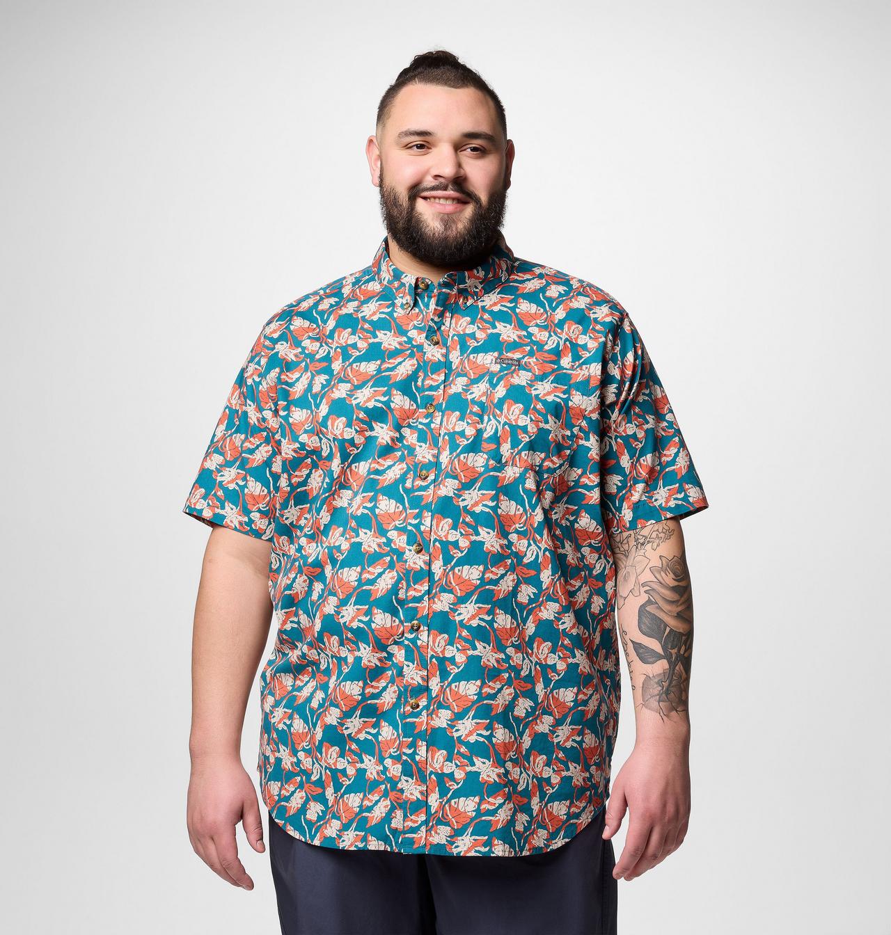 Men's Rapid Rivers™ Printed Short Sleeve Shirt – Big 1