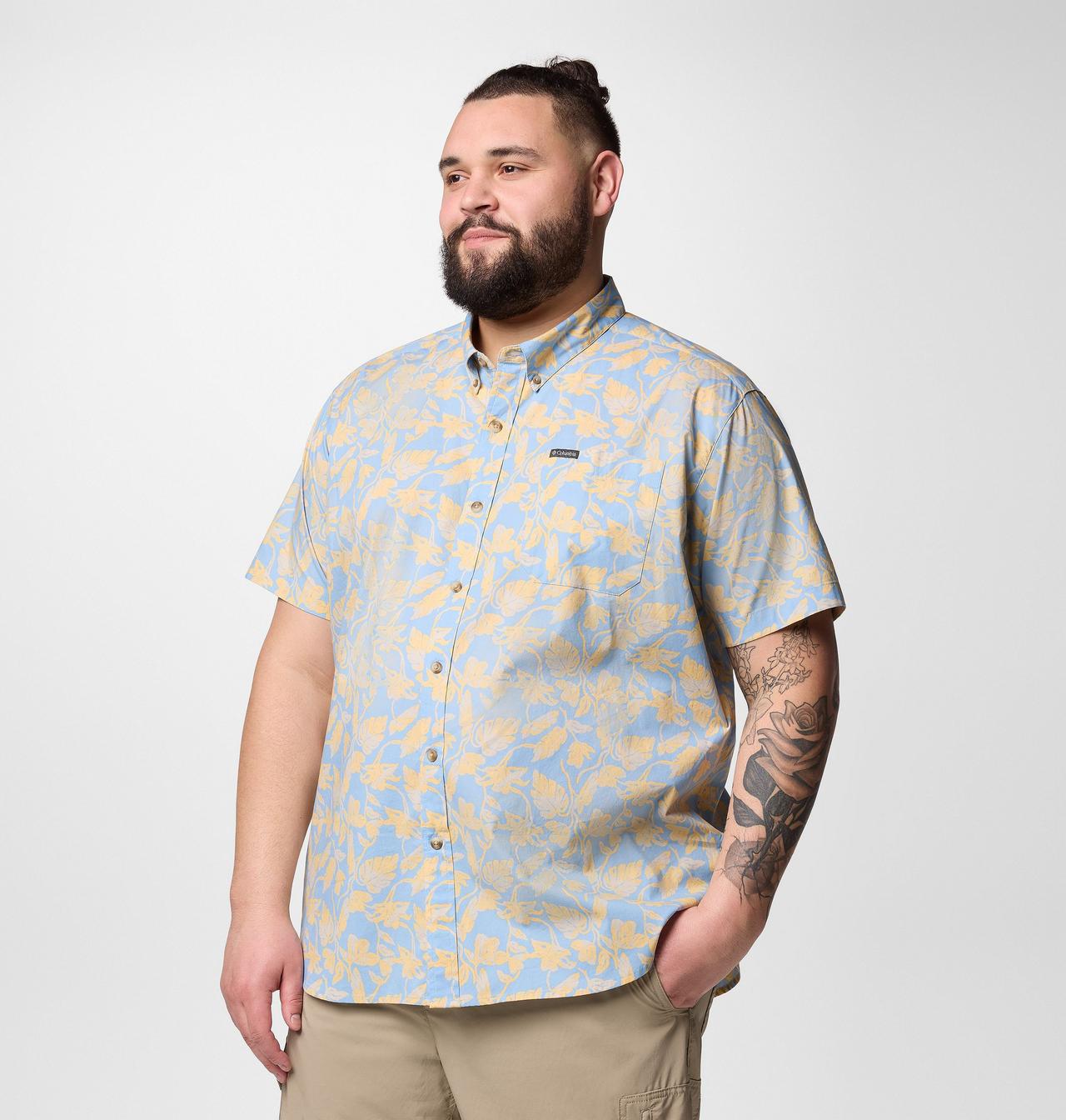 Men's Rapid Rivers™ Printed Short Sleeve Shirt – Big | 431 | 2X 4