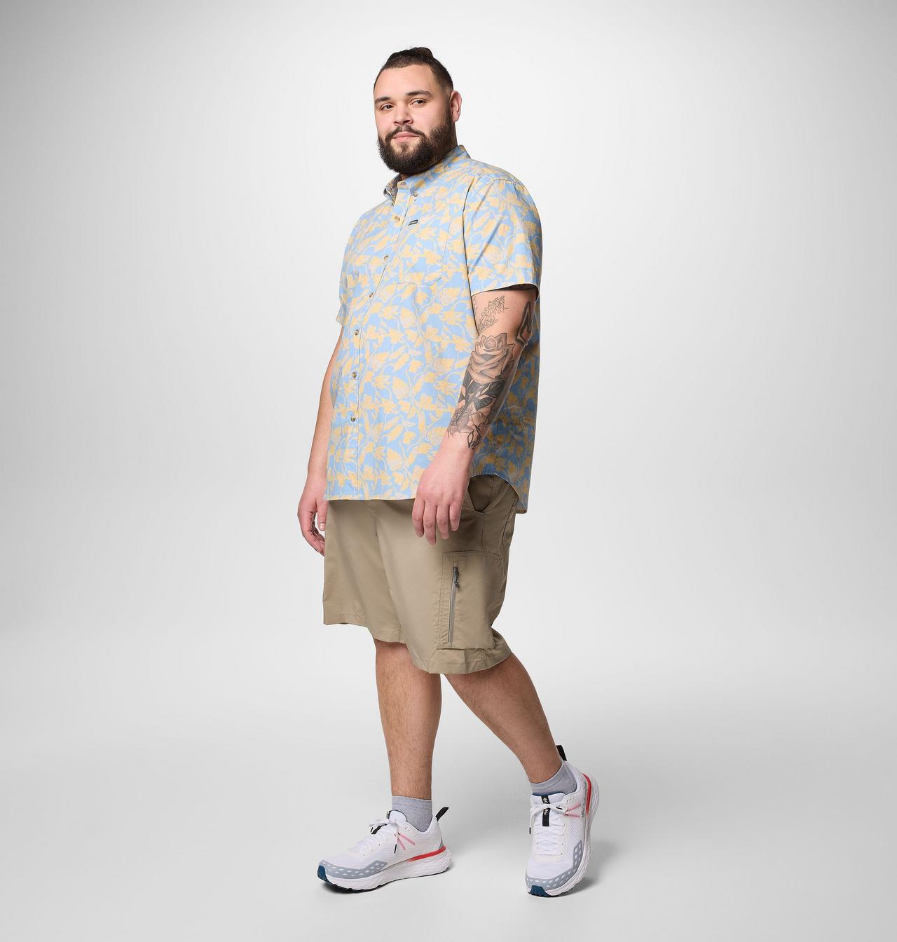 Men's Rapid Rivers™ Printed Short Sleeve Shirt – Big | 431 | 2X 2