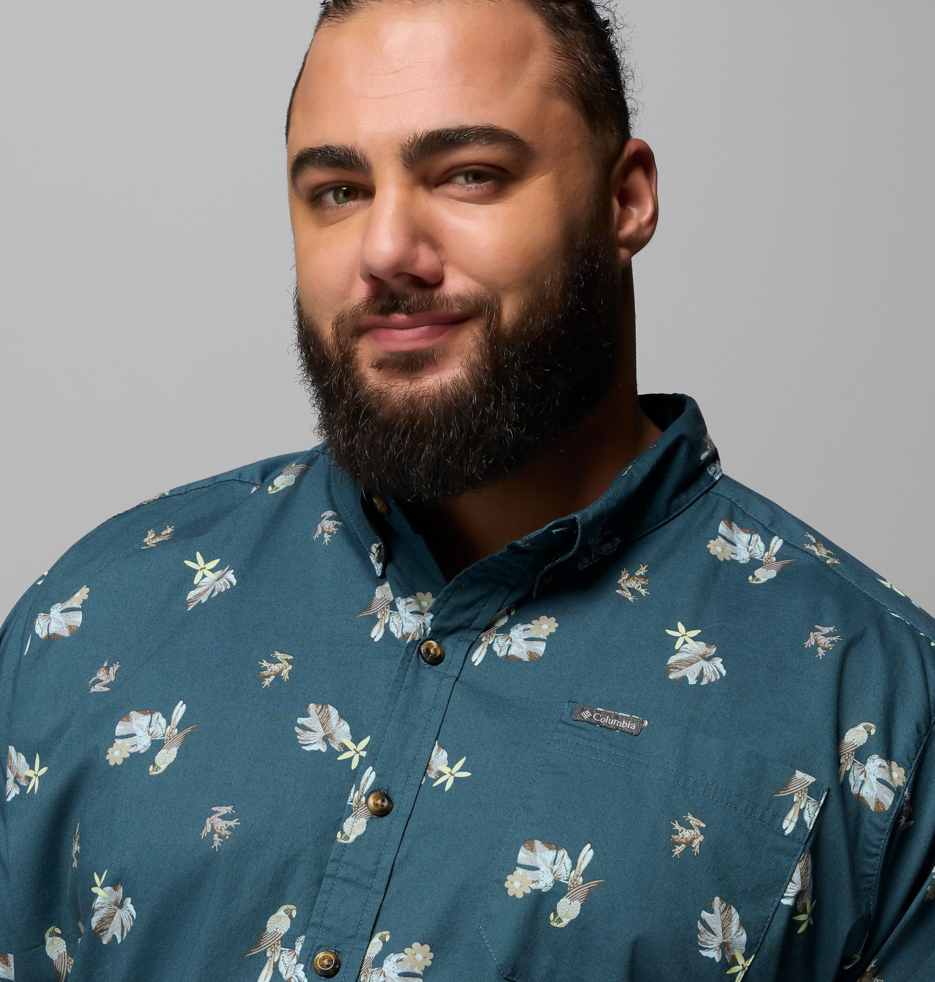 Men's Rapid Rivers™ Printed Short Sleeve Shirt – Big | 438 | 4X 5