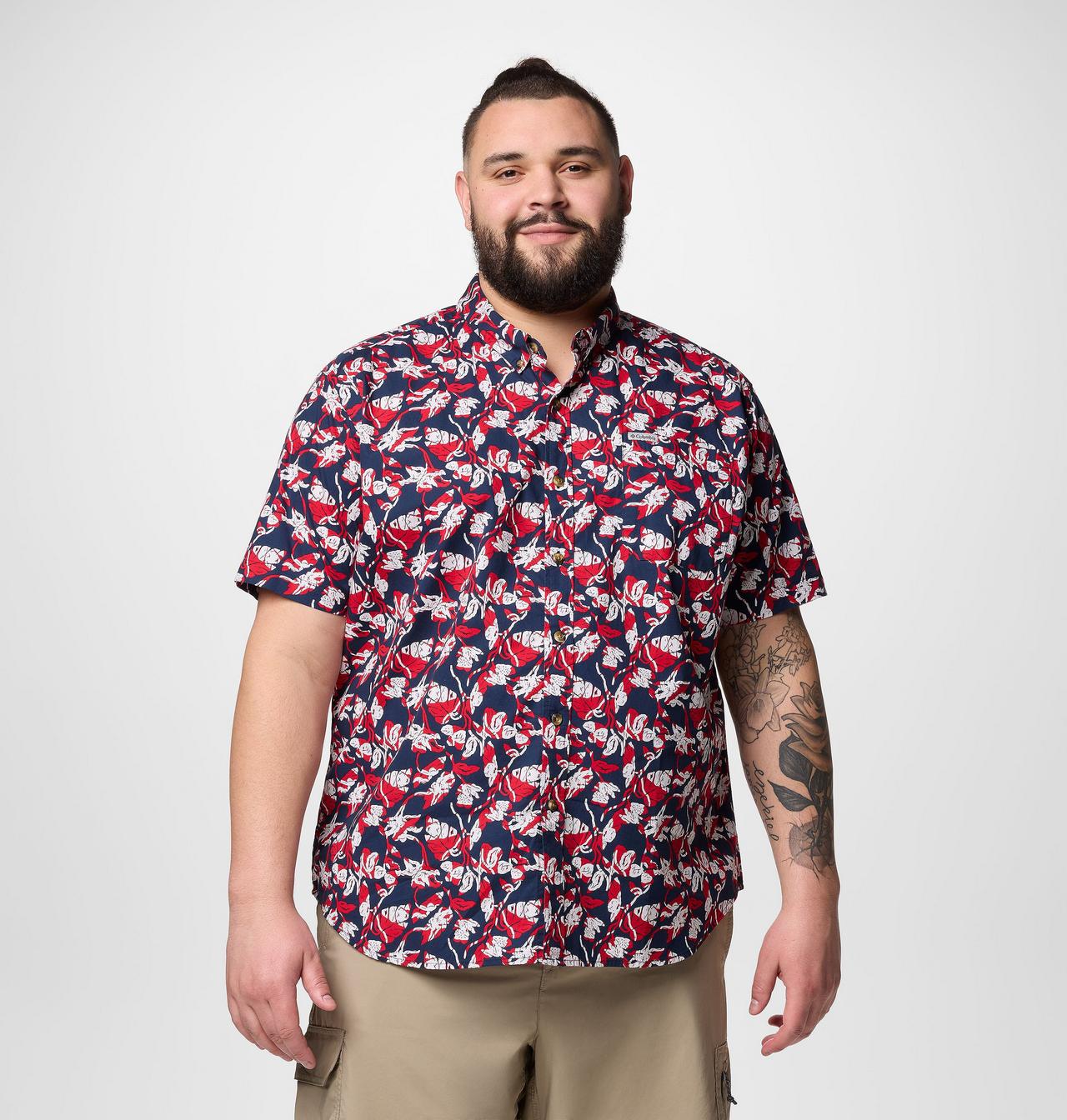 Men's Rapid Rivers™ Printed Short Sleeve Shirt – Big 1