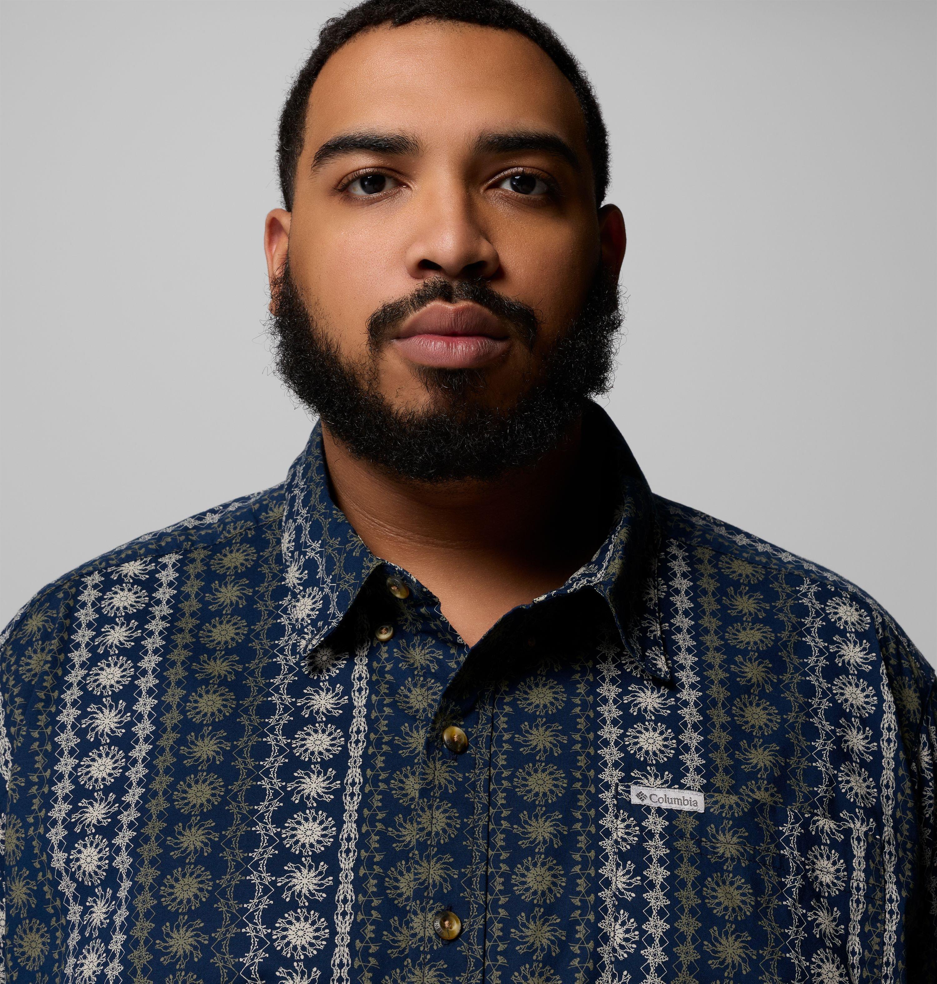 Men's Rapid Rivers™ Printed Short Sleeve Shirt – Big | 486 | 4X 5