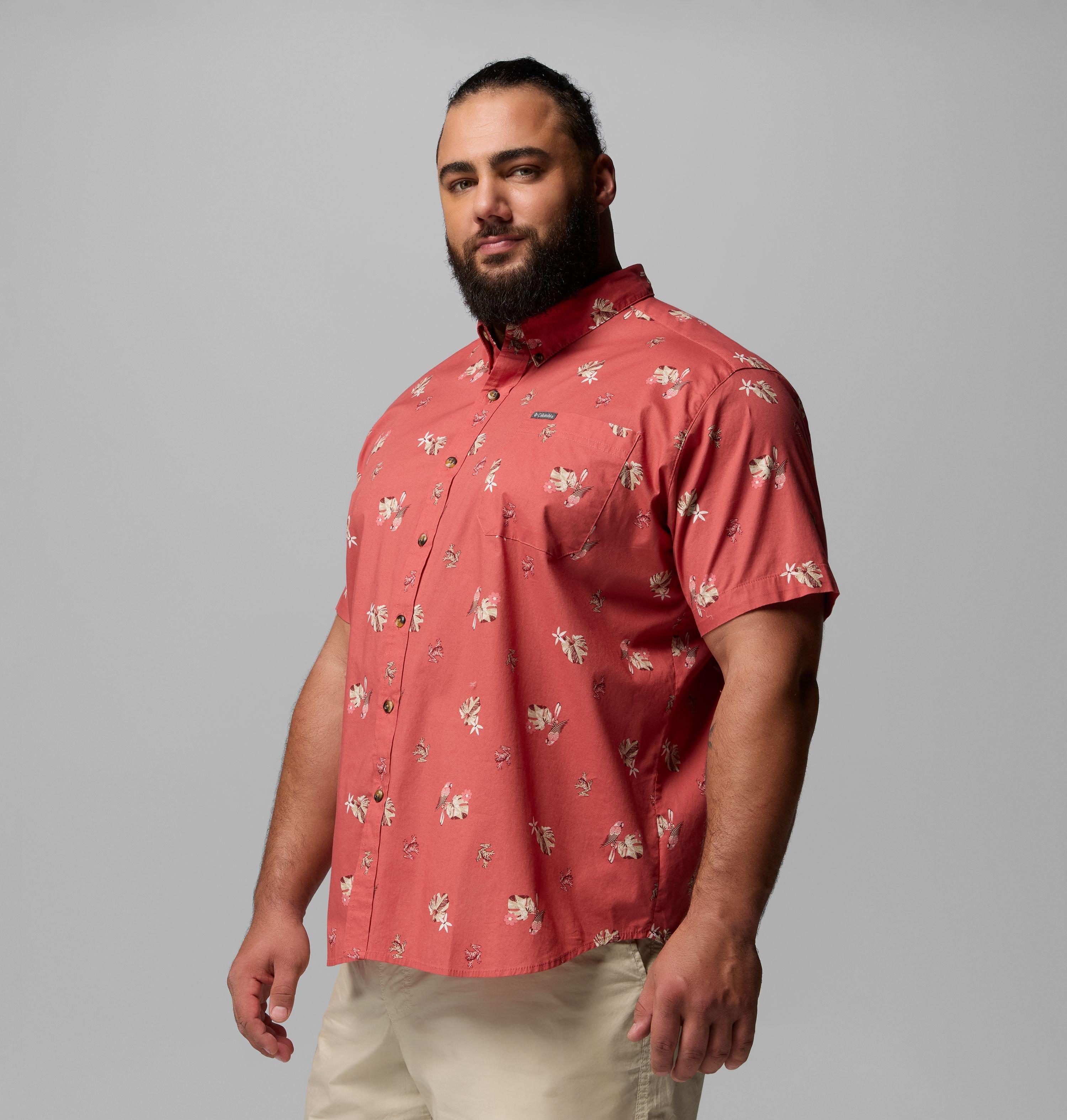 Men's Rapid Rivers™ Printed Short Sleeve Shirt – Big | 644 | 4X 4