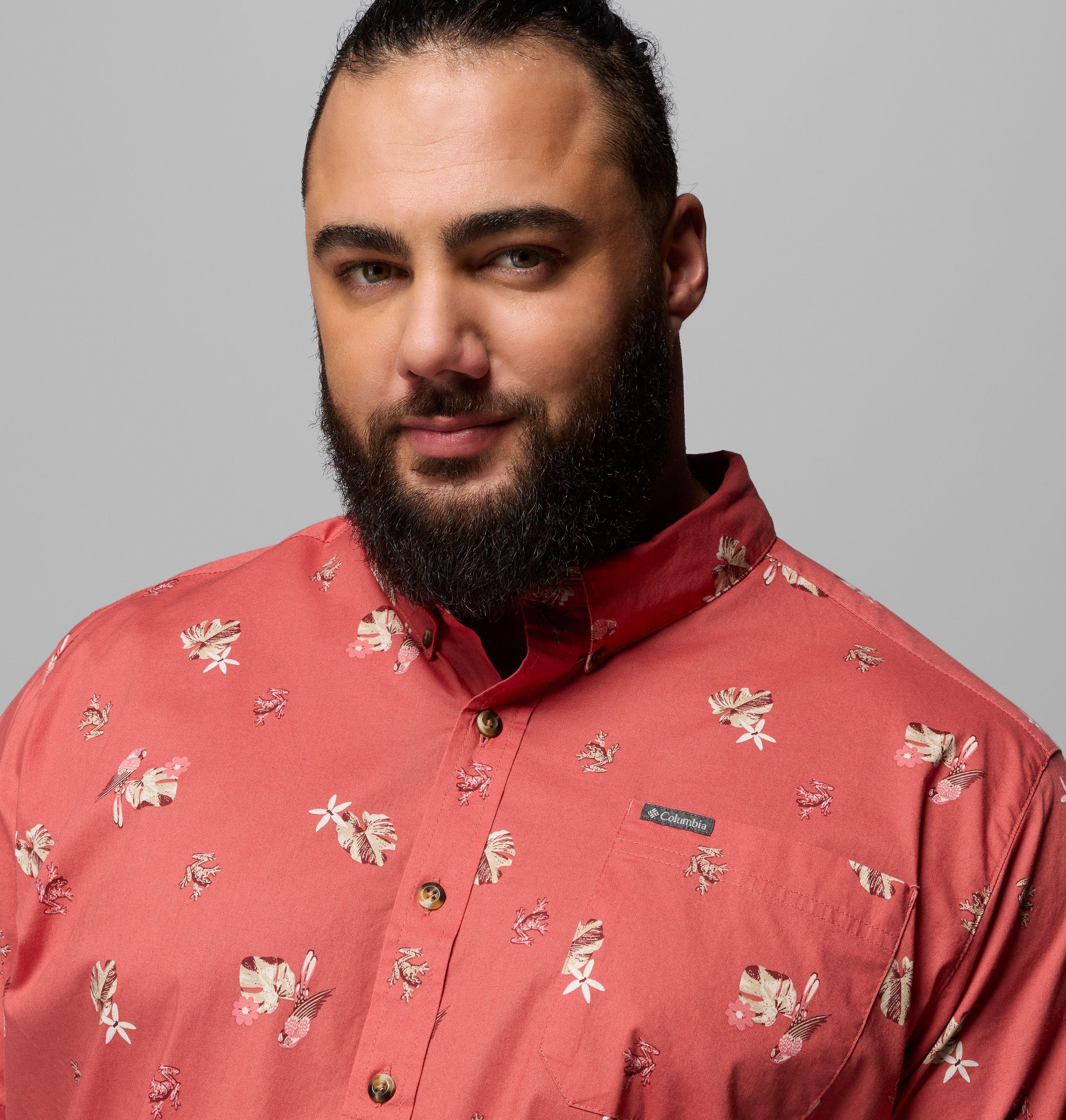 Men's Rapid Rivers™ Printed Short Sleeve Shirt – Big | 644 | 4X 5
