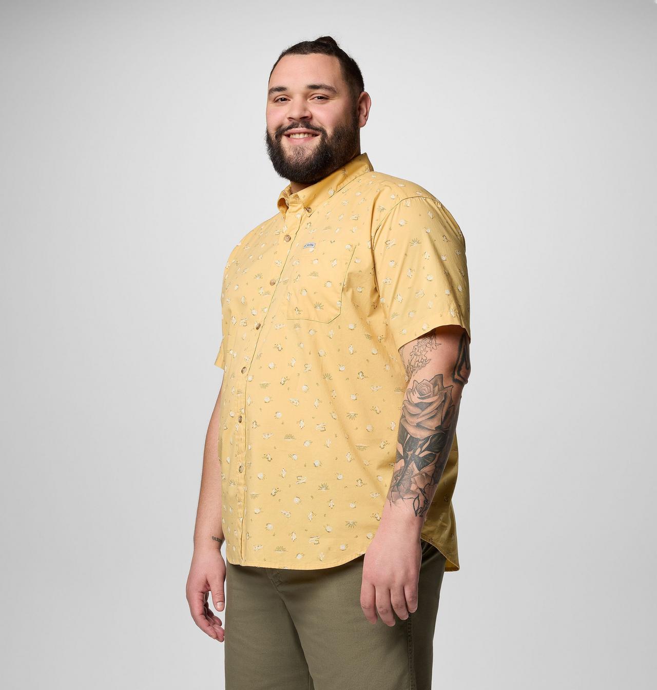 Men's Rapid Rivers™ Printed Short Sleeve Shirt – Big | 715 | 1X 4