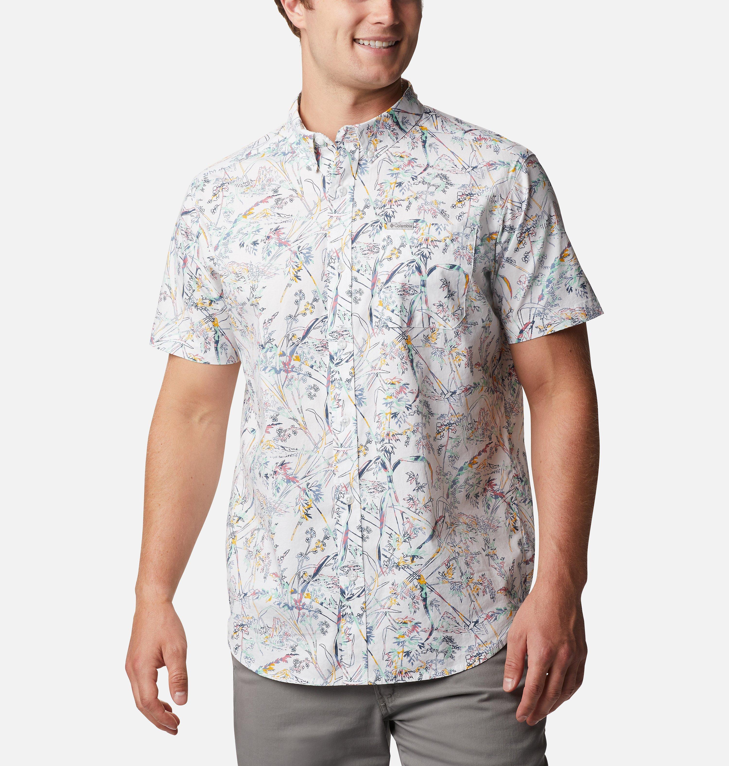 Men's Rapid Rivers Printed Short Sleeve Shirt – Tall 1