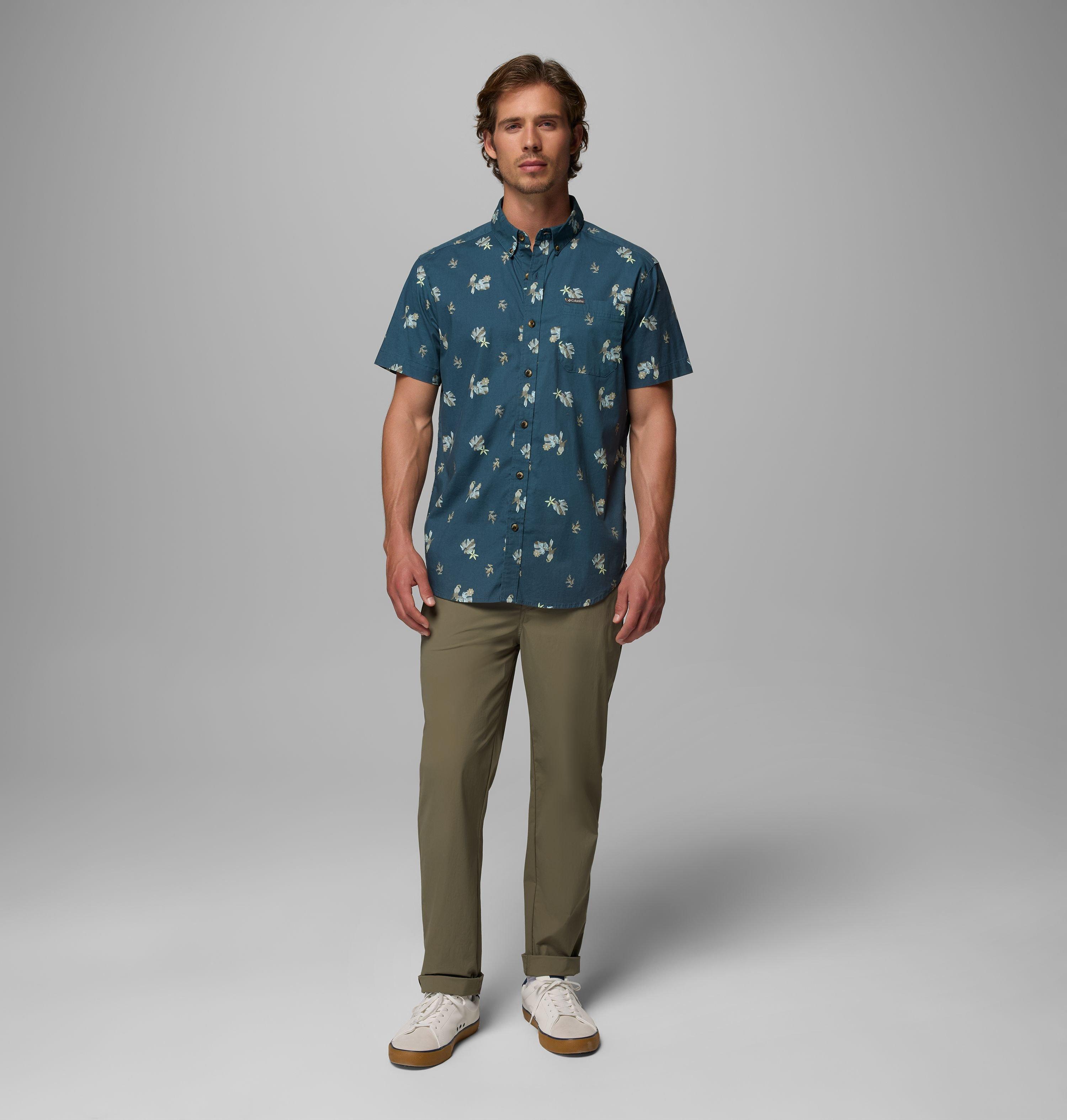Men's Rapid Rivers Printed Short Sleeve Shirt – Tall 2