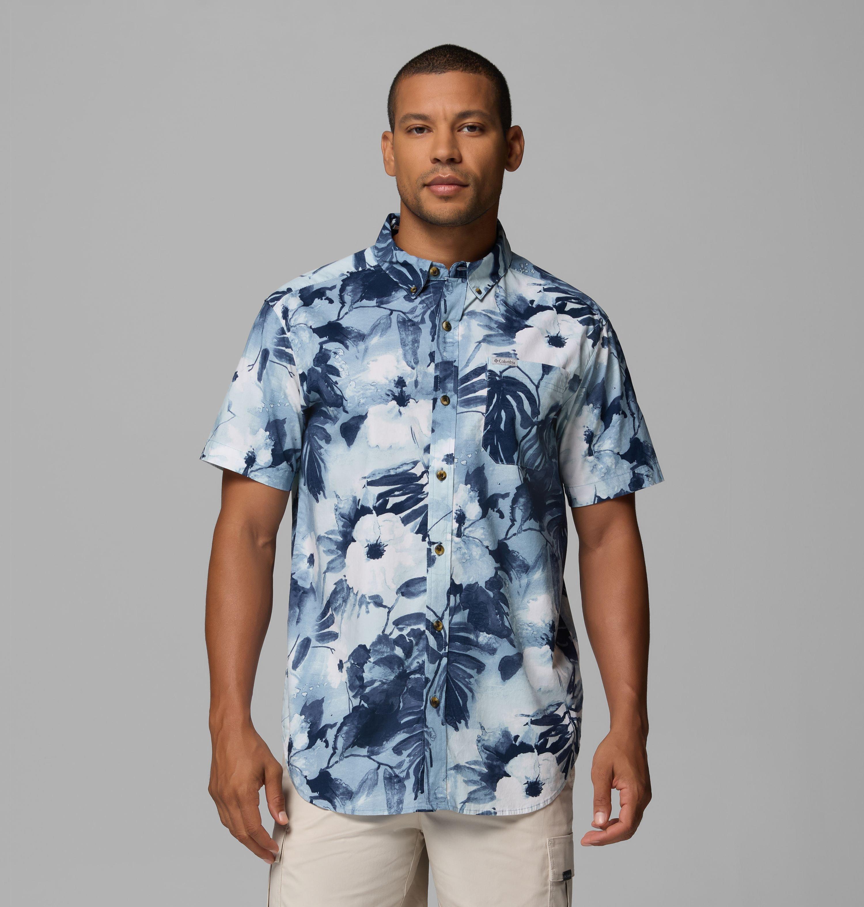 Men's Rapid Rivers Printed Short Sleeve Shirt – Tall | 476 | 5XT 1