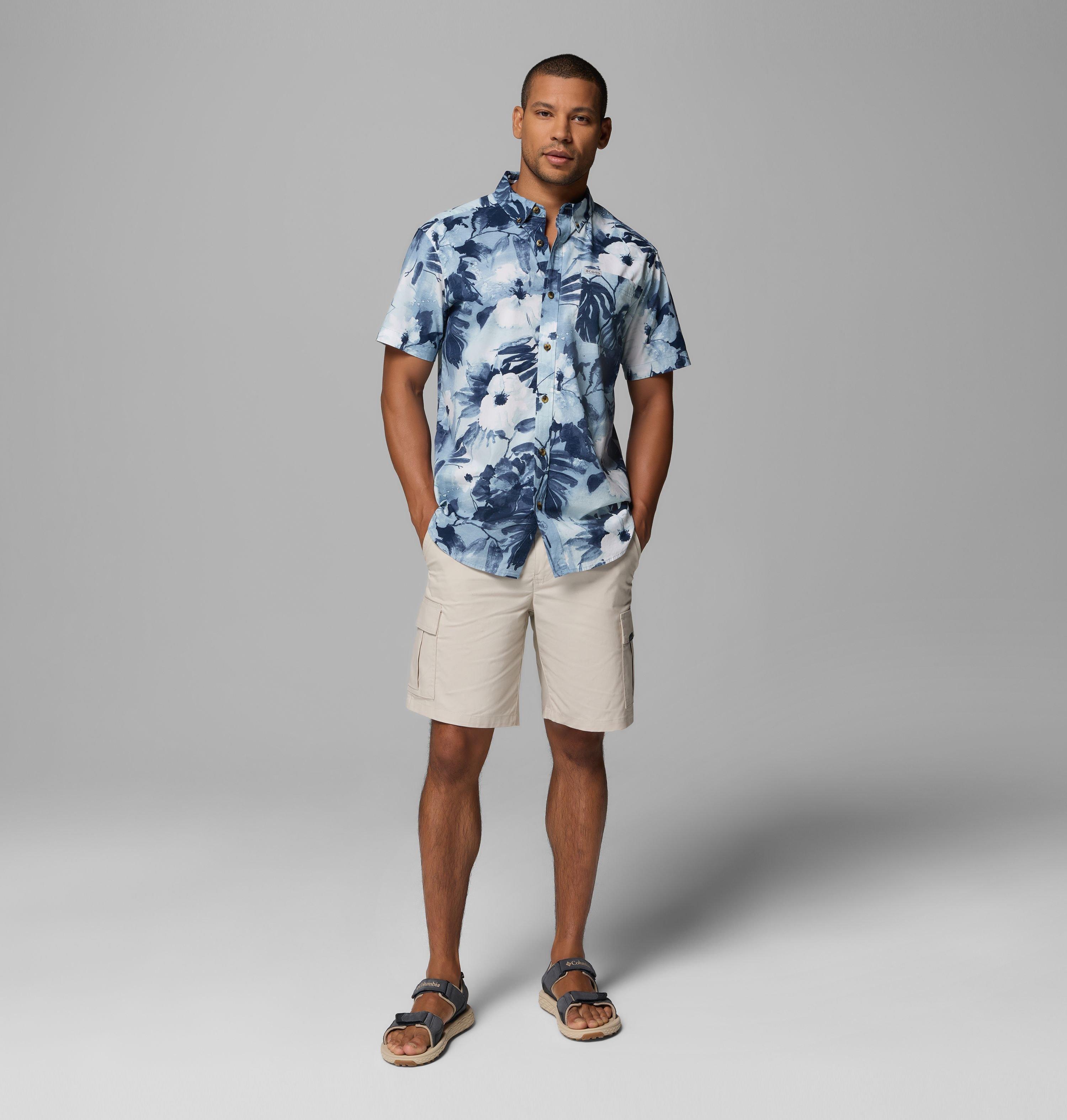 Men's Rapid Rivers Printed Short Sleeve Shirt – Tall | 476 | 5XT 2