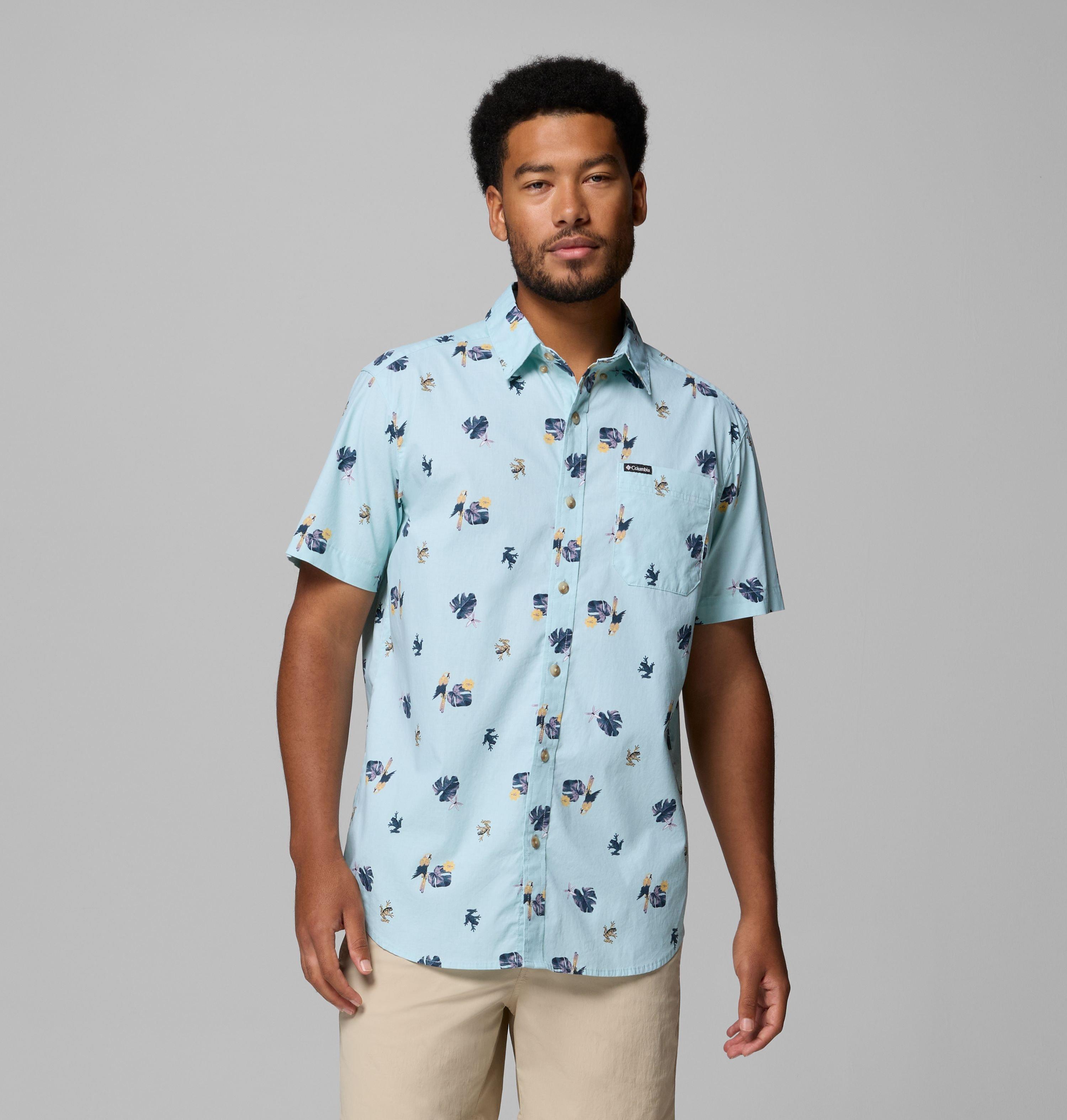 Men's Rapid Rivers Printed Short Sleeve Shirt – Tall | 493 | LT 1