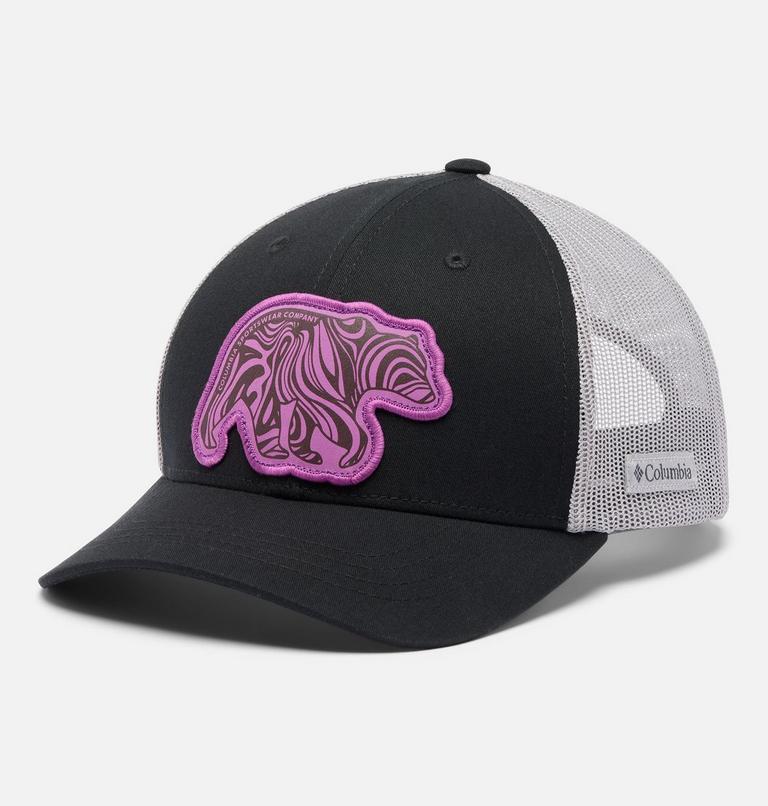Youth Columbia Snap Back Cap, Color: Black, Columbia Grey, Bear Swirl, image 1