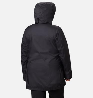 Women&rsquo;s Splash A Little II Rain Jacket - Plus Size, Color: Black, image 2