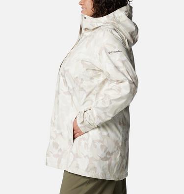 Women&rsquo;s Splash A Little II Rain Jacket - Plus Size, Color: Dark Stone Peonies Print, image 11