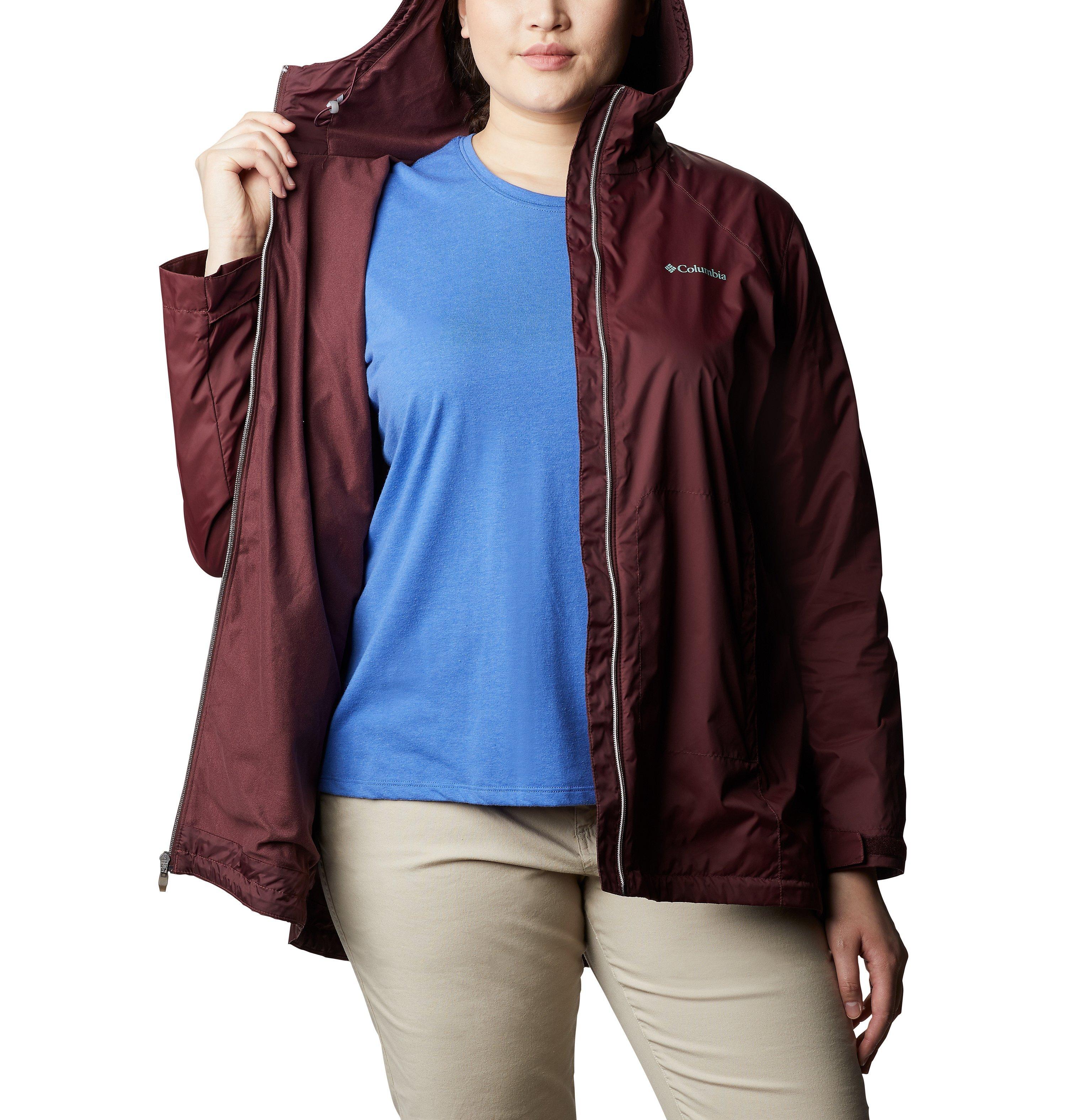 Women’s Switchback Lined Long Jacket - Plus Size 5