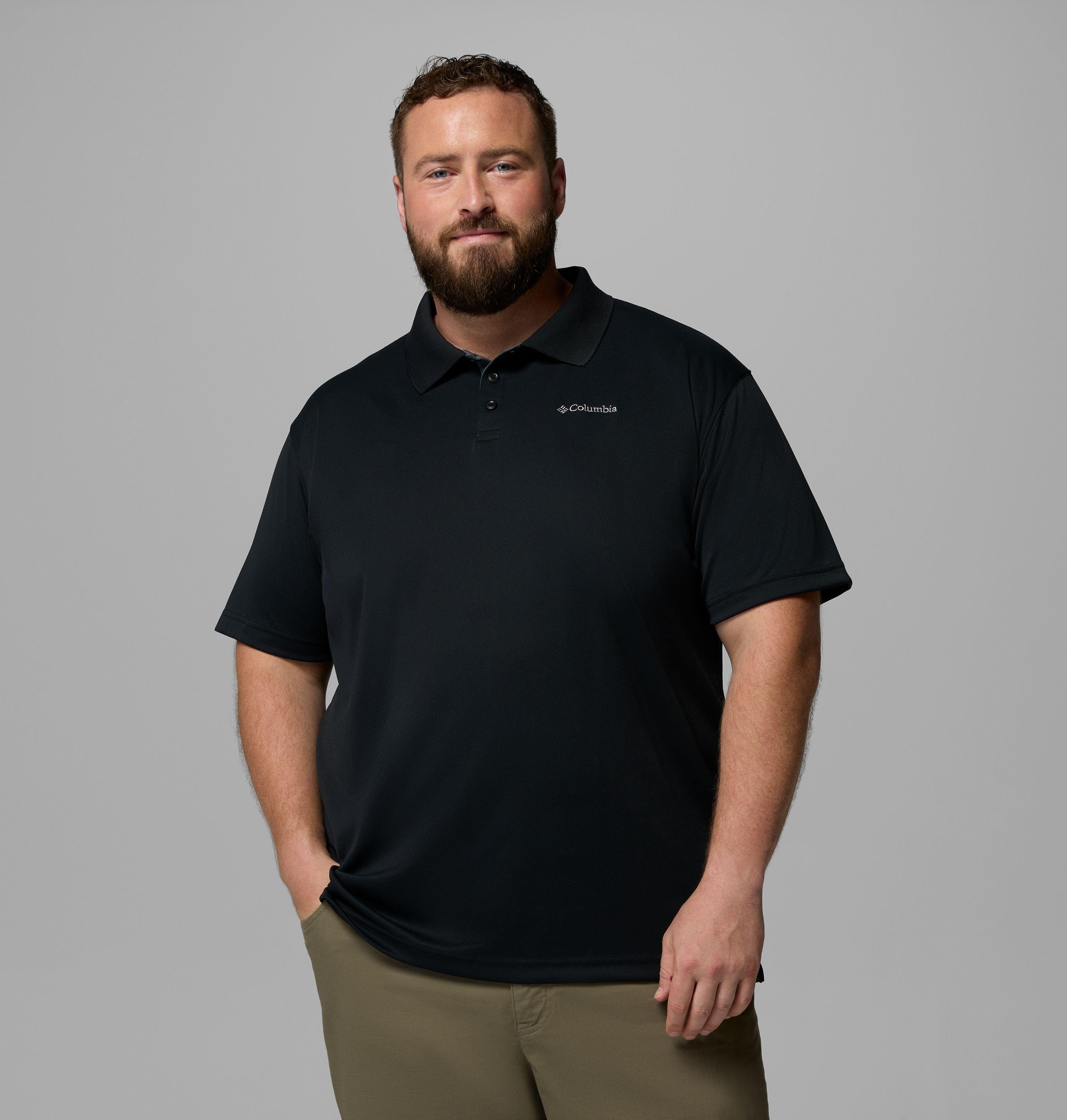 Columbia Sportswear Men's Black Columbia - ’S Utilizer™ Technical Polo - Extended - 3X