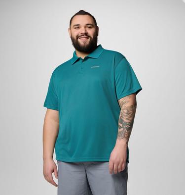 Men’s Utilizer Technical Polo - Extended Size, Color: River Blue, image 8