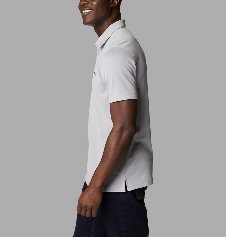 Men's Nelson Point Polo, Color: Columbia Grey, image 3
