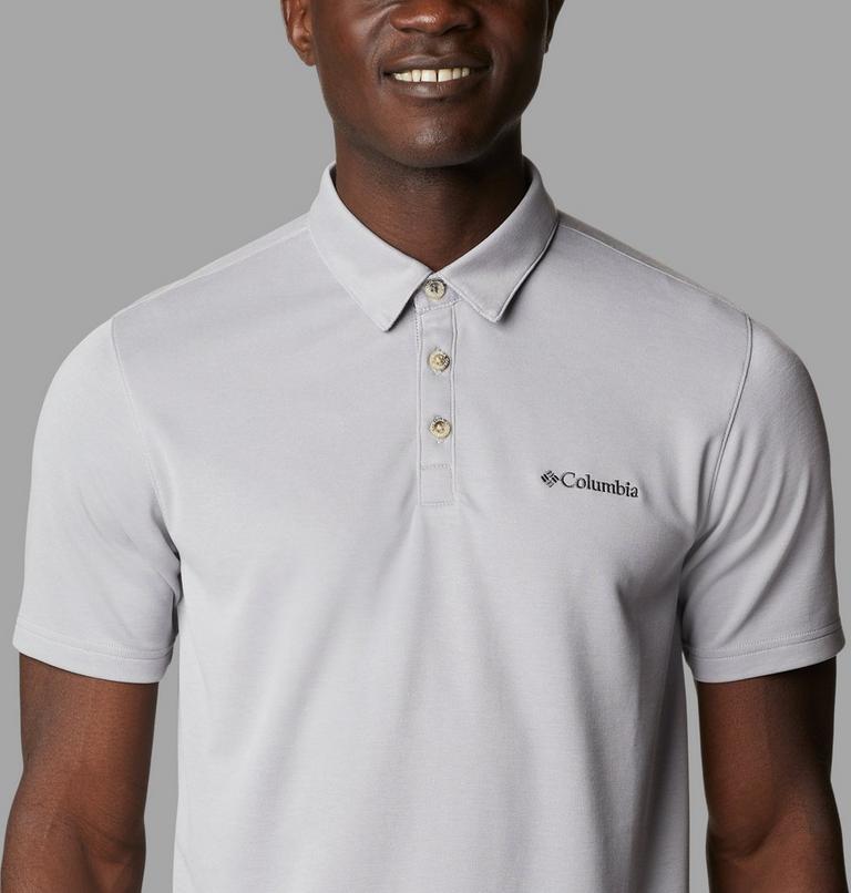 Men's Nelson Point Polo, Color: Columbia Grey, image 4