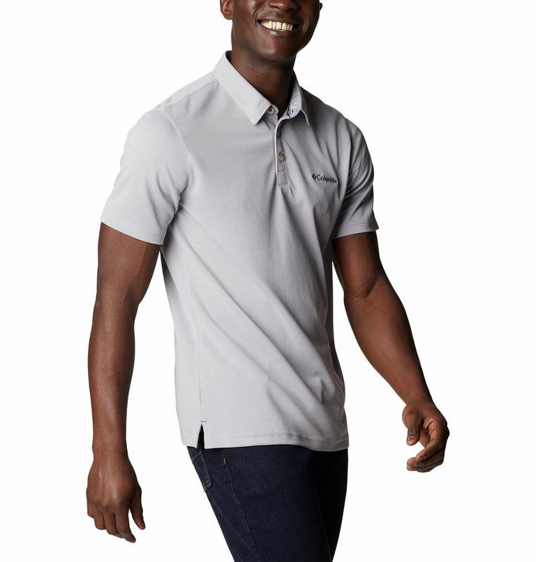 Polo Nelson Point para hombre, Color: Columbia Grey, image 5