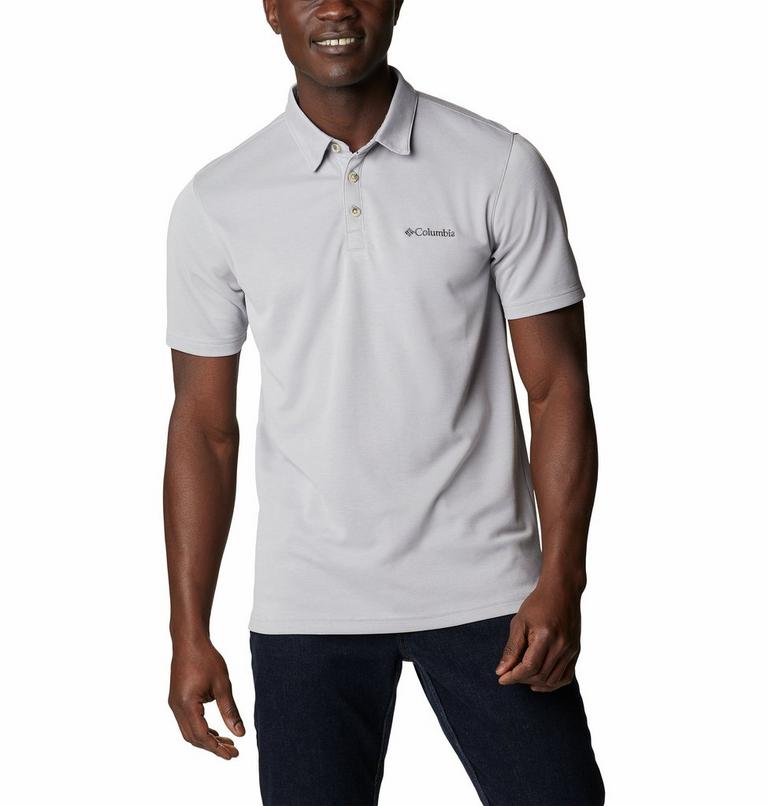 Polo Nelson Point para hombre, Color: Columbia Grey, image 1