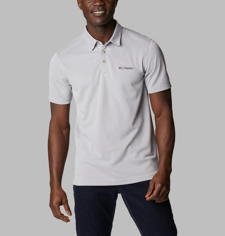 Men's Nelson Point Polo, Color: Columbia Grey, image 1