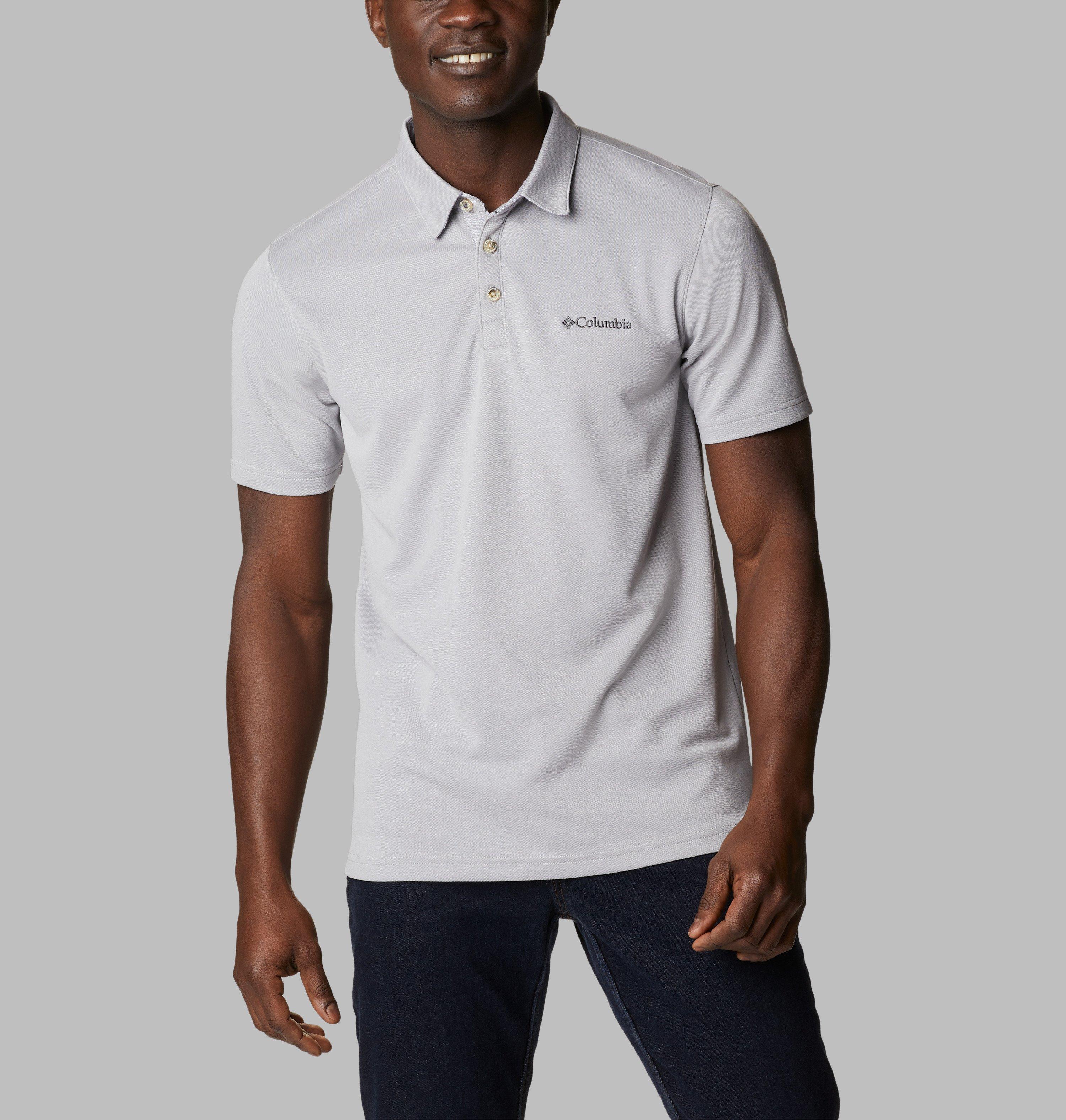 Columbia Sportswear Men's Grey Columbia - Nelson Point™ Polo - Columbia Small