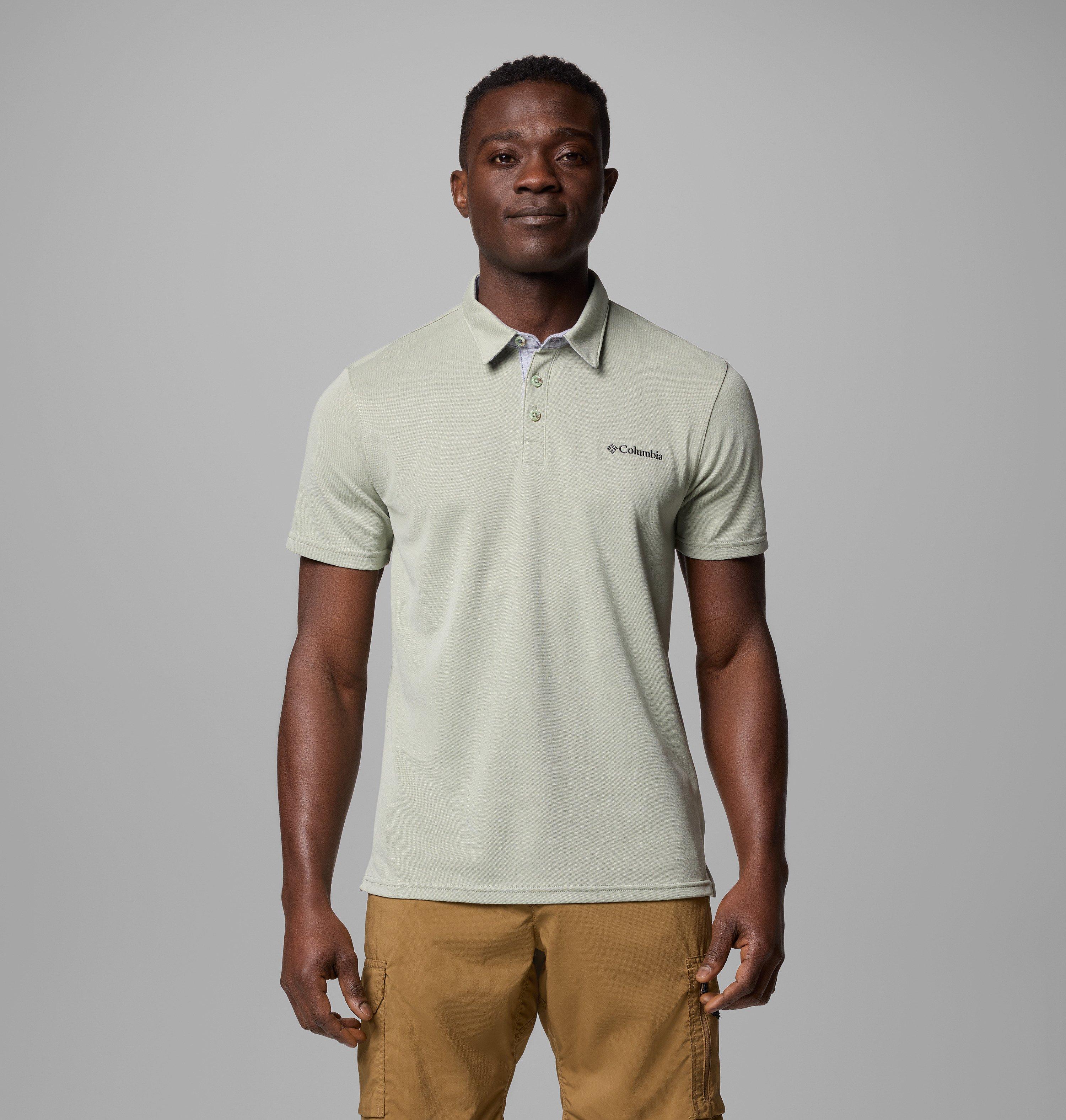 Columbia Sportswear Men's Green Columbia - Nelson Point™ Polo - Safari Xxl