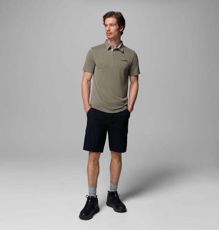 Men's Nelson Point Polo, Color: Stone Green, image 2