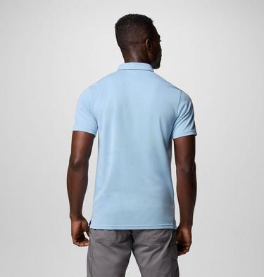 Men's Nelson Point Polo, Color: Ripple Blue, image 2