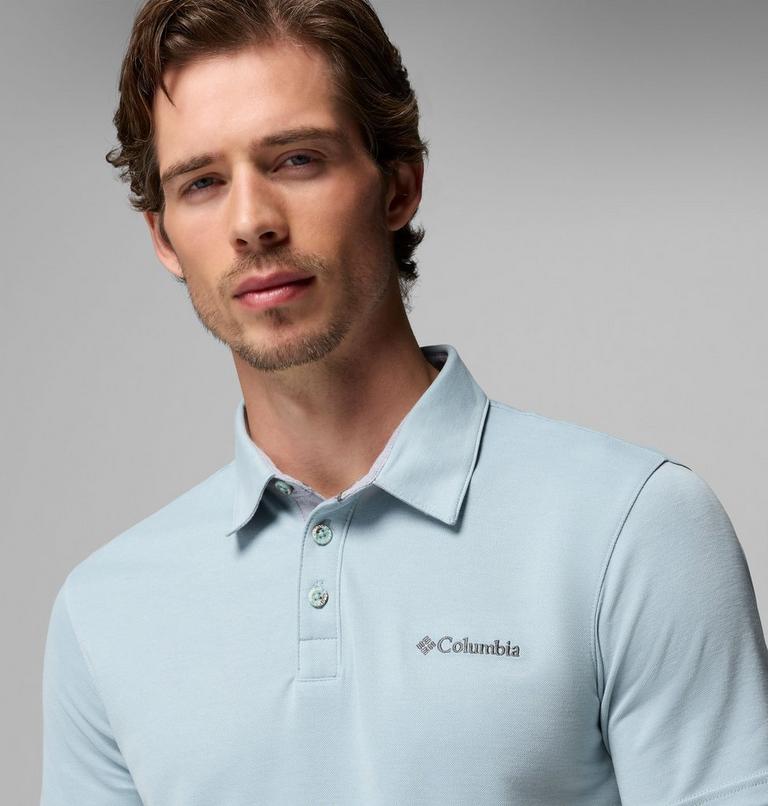 Men's Nelson Point Polo, Color: Crushed Blue, image 5