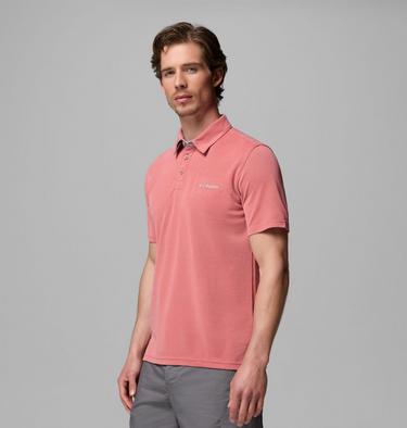 Men's Nelson Point Polo, Color: Washed Red, image 8