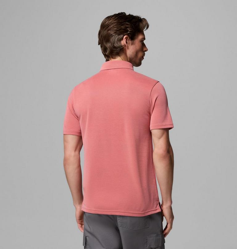 Men's Nelson Point Polo, Color: Washed Red, image 3