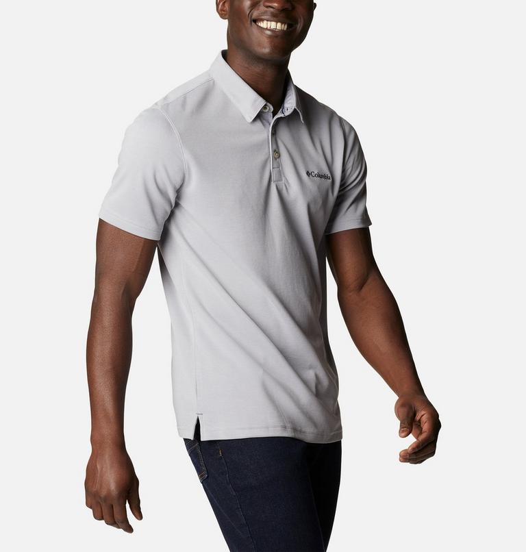 Men's Nelson Point Polo &ndash; Extended Size, Color: Columbia Grey, image 5