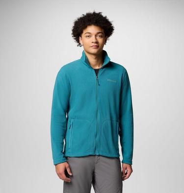 Men’s Fast Trek II Fleece Jacket, Color: River Blue, image 3