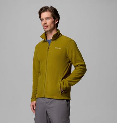 Men's Fast Trek Light Full Zip Fleece, Color: Mossy Green, image 8