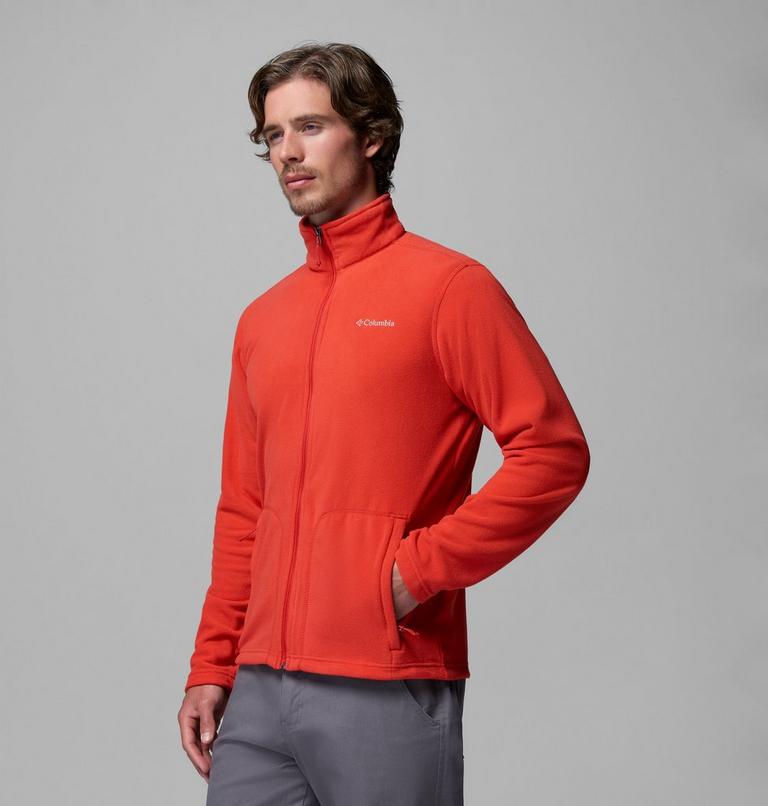 Men's Fast Trek II Microfleece Full Zip Fleece, Color: Super Sonic, image 4