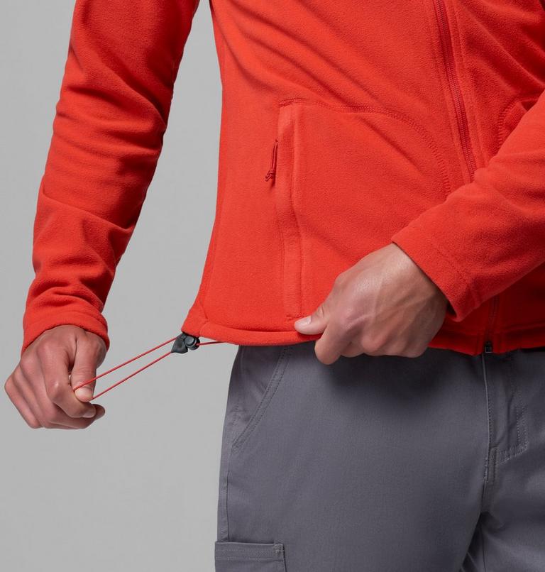 Men's Fast Trek II Microfleece Full Zip Fleece, Color: Super Sonic, image 7
