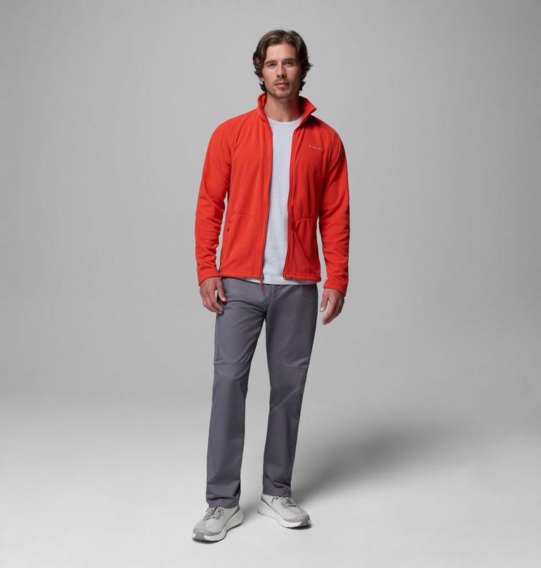 Men's Fast Trek II Microfleece Full Zip Fleece, Color: Super Sonic, image 2