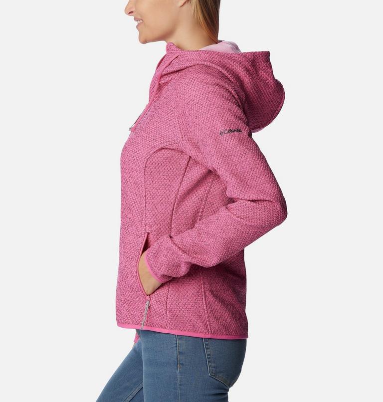 Pacific Point Full Zip Hoodie | 656 | XL, Color: Wild Geranium Heather, Wild Rose, image 3