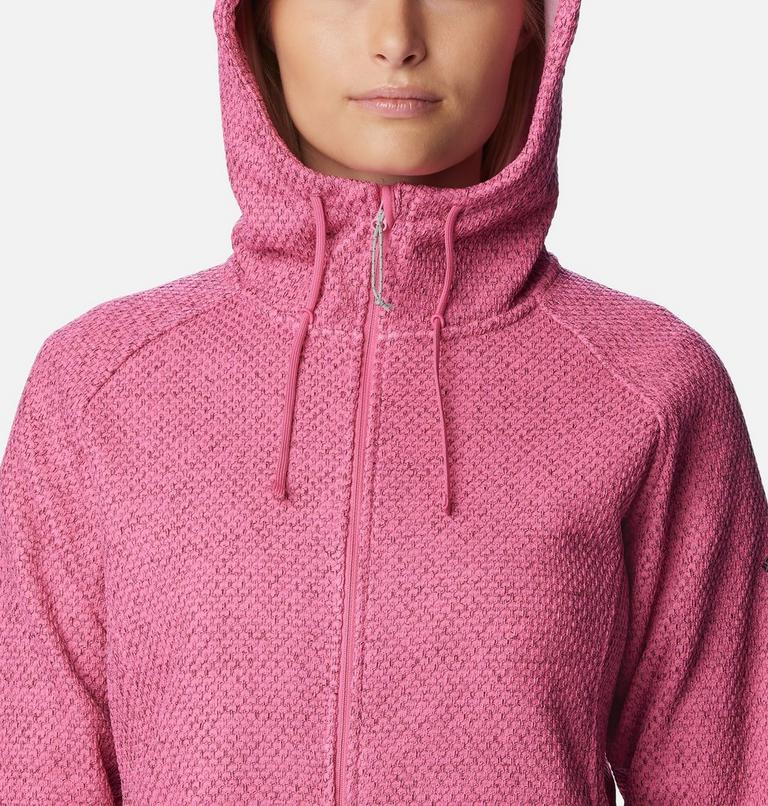 Pacific Point Full Zip Hoodie | 656 | XL, Color: Wild Geranium Heather, Wild Rose, image 4