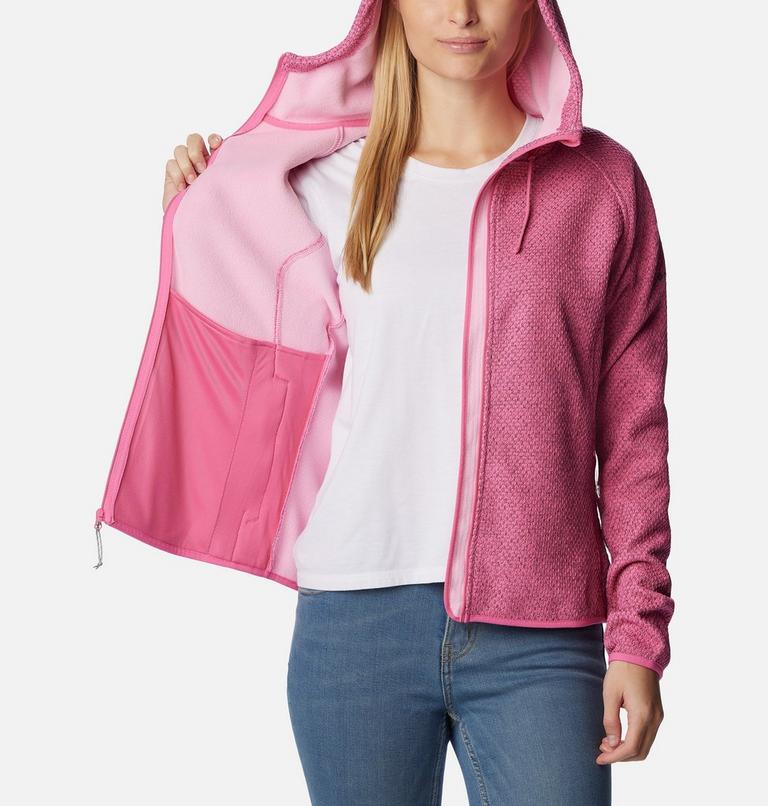 Pacific Point Full Zip Hoodie | 656 | XL, Color: Wild Geranium Heather, Wild Rose, image 5