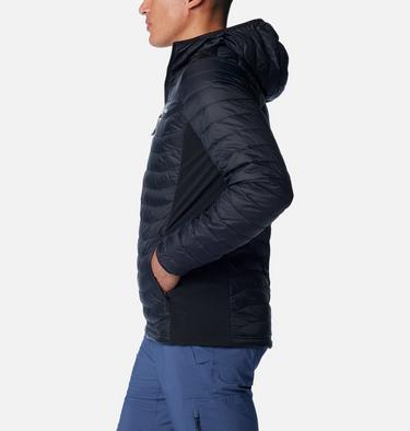 Chaqueta híbrida con capucha Powder Pass para hombre, Color: Black, image 3