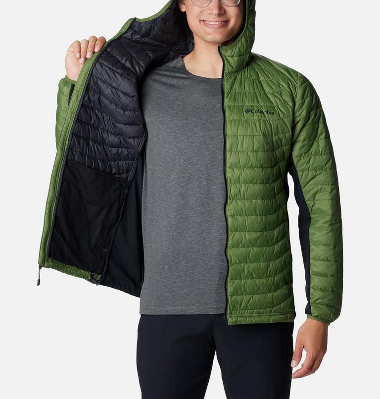 Men's Powder Pass Hybrid Down Jacket | 353 | XL, Color: Canteen, Black, image 5