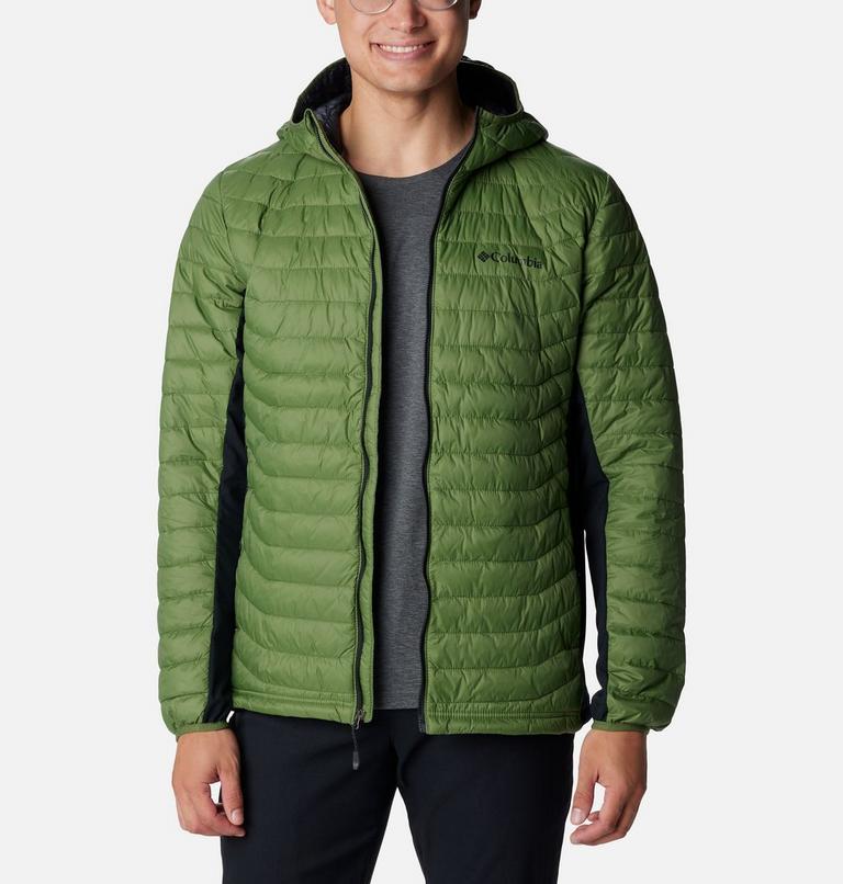 Men's Powder Pass Hybrid Down Jacket | 353 | XL, Color: Canteen, Black, image 6