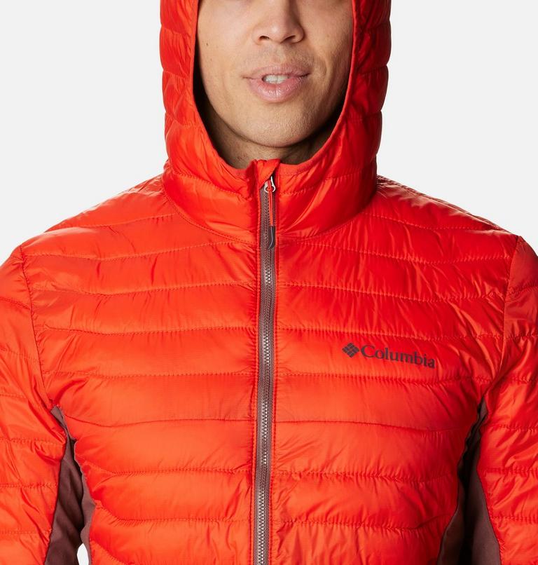 Powder Pass Hooded Jacket, Color: Spicy, Light Raisin, image 4
